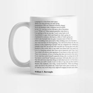 William S. Burroughs Quotes Mug